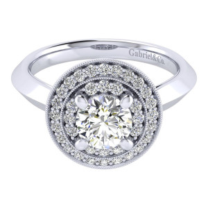 Gabriel 14 Karat Perfect Match Engagement Ring ER001B4AHW44JJ