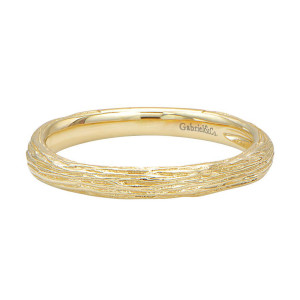 Gabriel Fashion 14 Karat Stackable Stackable Ladies' Ring LR5648Y4JJJ