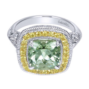 Gabriel Fashion Silver Mediterranean Ladies' Ring LR6504M10SVJMC