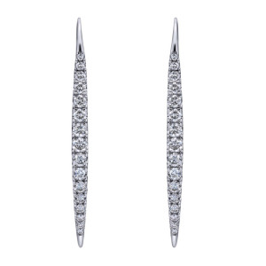Gabriel Fashion 14 Karat Downtown Drop Earrings EG12630W45JJ