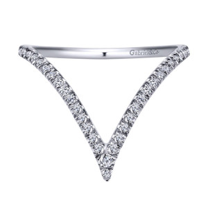 Gabriel Fashion 14 Karat Downtown Ladies' Ring LR50665W45JJ
