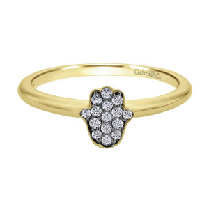 Gabriel Fashion 14 Karat Trends Ladies' Ring LR50544Y45JJ