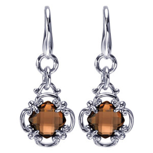 Gabriel Fashion Silver Mediterranean Drop Earrings EG11062SVJSQ