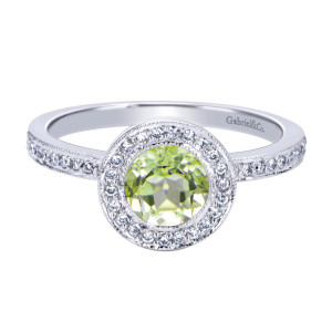 Gabriel Fashion 14 Karat Stackable Stackable Ladies' Ring LR4735W44PE