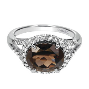 Gabriel Fashion 14 Karat Lusso Color Ladies' Ring LR6900W45SQ