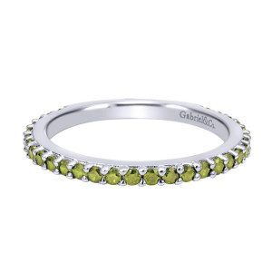Gabriel Fashion 14 Karat Stackable Stackable Ladies' Ring LR4576W4JPE