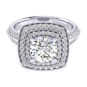 Gabriel 14 Karat Perfect Match Engagement Ring ER002C8AGW44JJ