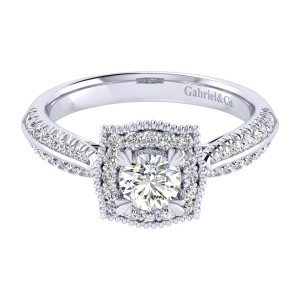 Gabriel 14 Karat Perfect Match Engagement Ring ER002A2AAW44JJ