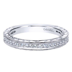 Gabriel 14 Karat Victorian Wedding Band WB8810W44JJ