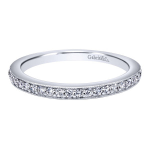 Gabriel 14 Karat Victorian Wedding Band WB10190W44JJ