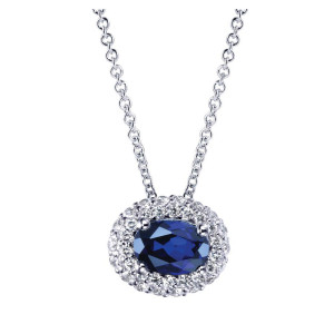 Gabriel Fashion 14 Karat Lusso Color Necklace NK3495W44SA