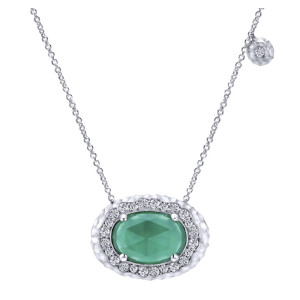 Gabriel Fashion Silver Byblos Chain Necklace NK4783SVJMC