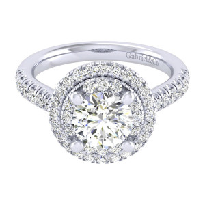 Gabriel 14 Karat Perfect Match Engagement Ring ER039C6AIW44JJ