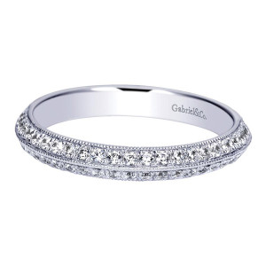 Gabriel 14 Karat Victorian Wedding Band WB8888W44JJ