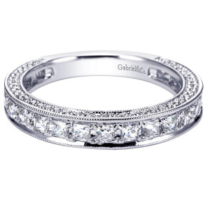 Gabriel 14 Karat Victorian Wedding Band WB5373W44JJ