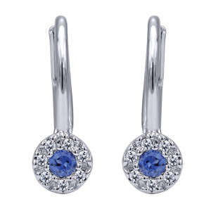 Gabriel Fashion 14 Karat Lusso Color Leverback Earrings EG9683W45SA