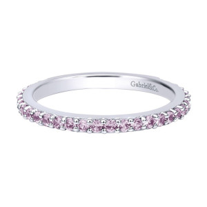 Gabriel Fashion 14 Karat Stackable Stackable Ladies' Ring LR4576W4JPS