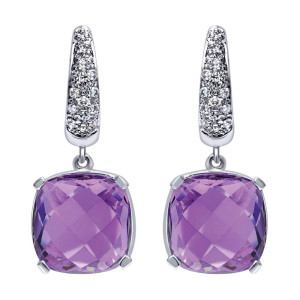 Gabriel Fashion 14 Karat Lusso Color Drop Earrings EG9979W45AM