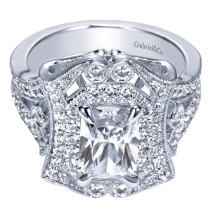 Gabriel 18 Karat Victorian Engagement Ring ER8940W83JJ
