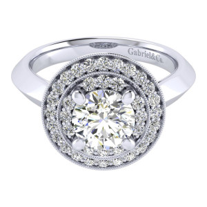 Gabriel 14 Karat Perfect Match Engagement Ring ER001C6AHW44JJ