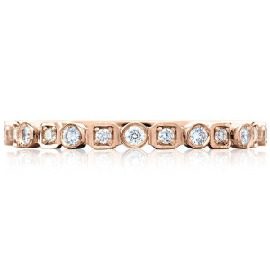 Tacori 201-2PK 18 Karat Sculpted Crescent Wedding Ring