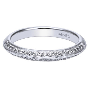 Gabriel 14 Karat Victorian Wedding Band WB4271W44JJ