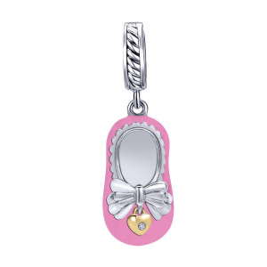 Gabriel Fashion Silver / 18 Karat Two-Tone Treasure Chests Charm Pendant PT957EPMY5JJ