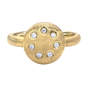 Gabriel Fashion 14 Karat Stackable Stackable Ladies' Ring LR5676Y44JJ