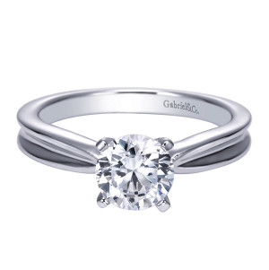 Gabriel Platinum Contemporary Engagement Ring ER8134PTJJJ