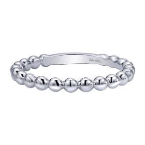 Gabriel Fashion 14 Karat Stackable Stackable Ladies' Ring LR4871W4JJJ