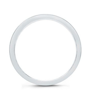 A.JAFFE BB0192 18 Karat diamond wedding ring, front view
