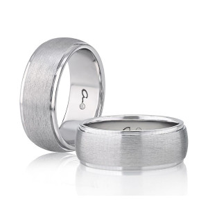 A.JAFFE BB0200 14 Karat wedding ring, front view