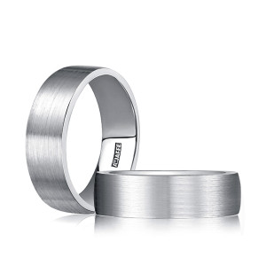 A.JAFFE GR1009G 14 Karat wedding ring, front view
