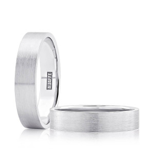 A.JAFFE GR1029 14 Karat wedding ring, front view