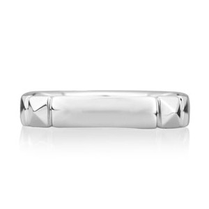 A.JAFFE SBS097 Platinum wedding ring, front view