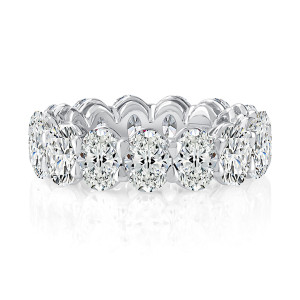 A.JAFFE WROVH1607E 14 Karat diamond wedding ring, front view