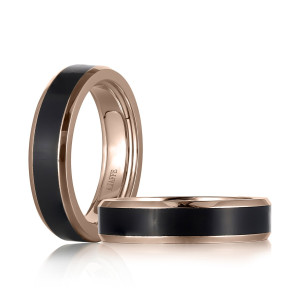 A.JAFFE XGR3790 14 Karat wedding ring, front view