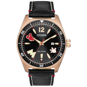 AW1596-08W Citizen Disney Mickey Mouse Eco-Drive Mens Watch
