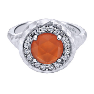 Gabriel Fashion Silver Byblos Ladies' Ring LR50573SVJMC