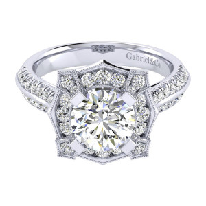 Gabriel 14 Karat Perfect Match Engagement Ring ER002C8ADW44JJ