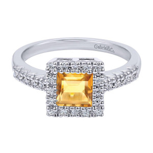 Gabriel Fashion 14 Karat Lusso Color Ladies' Ring LR4424W45CT