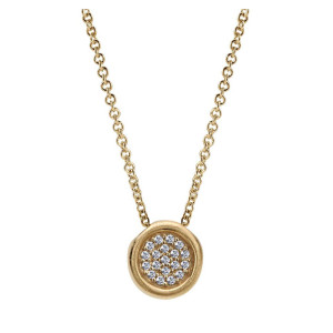 Gabriel Fashion 14 Karat Modern Necklace NK2144Y45JJ