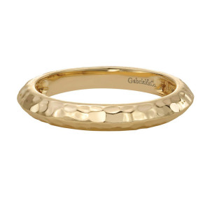 Gabriel Fashion 14 Karat Stackable Stackable Ladies' Ring LR5866Y4JJJ
