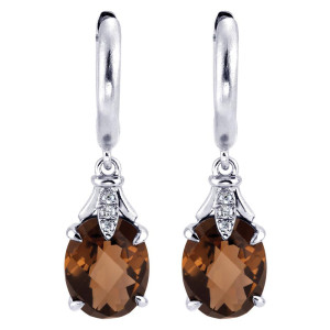 Gabriel Fashion Silver Roman Drop Earrings EG11157SV5SQ