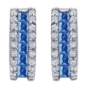 Gabriel Fashion 14 Karat Huggies Huggie Earrings EG9333W44SA