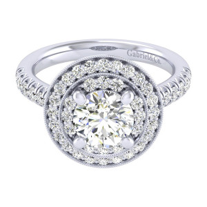 Gabriel 14 Karat Perfect Match Engagement Ring ER039C6AHW44JJ