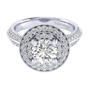 Gabriel 14 Karat Perfect Match Engagement Ring ER002C6AHW44JJ