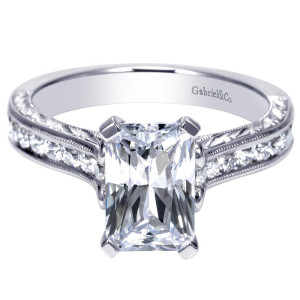 Gabriel 14 Karat Victorian Engagement Ring ER9049W44JJ