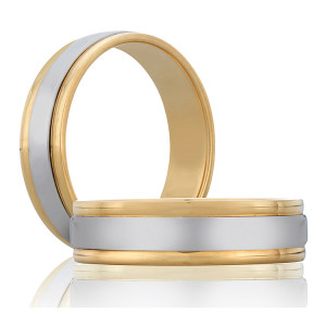 A Jaffe Classic Platinum Wedding Ring BR4629