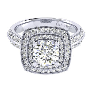 Gabriel 14 Karat Perfect Match Engagement Ring ER002C6AGW44JJ